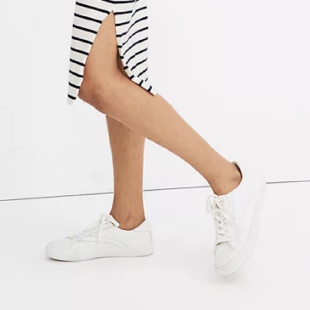 Madewell Sidewalk Low Top Sneakers in Leather - Picture 15 of 16